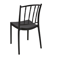 Chaises de bistrot PAS Firenze de haute qualité, fabriquées en Italie, pour la restauration, durables, écologiques, résistantes aux intempéries, en plastique PP moderne