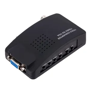 Bnc/S-Video Naar Vga Rgb Converter Audio & Video Accessoires Ondersteunt Pal/Ntsc/Secam