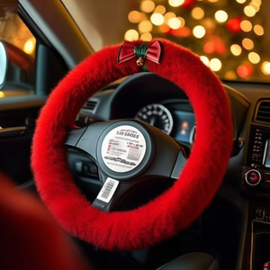 Funda para Volante de Coche, 37-39 cm, Piel Sintética, Estilo Navideño - Product Image 3