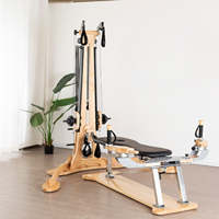 Unité Combinée Tour de Gyro-Poulie en Bois d'Érable pour Entraînement en Studio Commercial