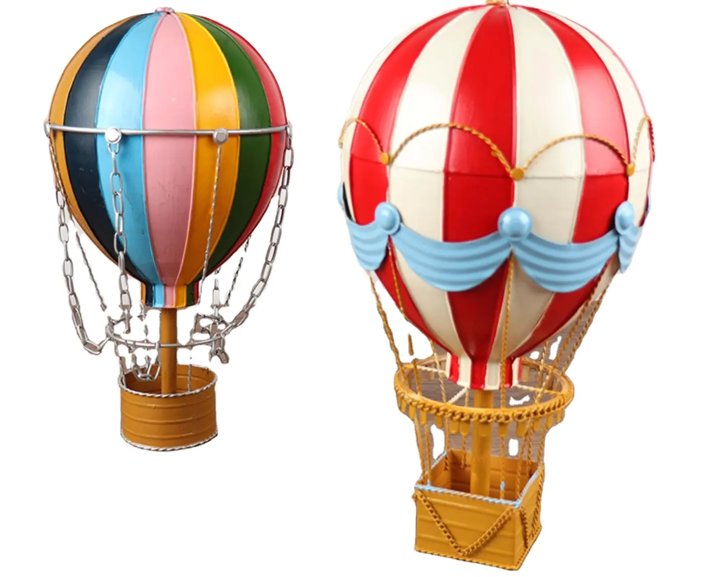 Dekorasi Desktop hadiah kerajinan logam lukisan balon udara panas Untuk diskon besar