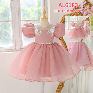 Vestido Floral Tipo Smock para Niñas, Ropa Formal para Fiestas, Vestido de Flores para Bebés, Vestidos de Cumpleaños para Niñas, Vestidos de Lujo para Niñas Pequeñas - Product Image 1