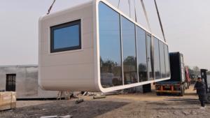 Casetta Prefabbricata Modulare da Campeggio con 2 Camere da Letto, Design Tradizionale, con Scale - Apple Cabin - Product Image 5