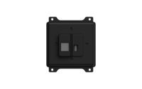 Système de contrôle d'accès et de gestion du temps Feocey FC6820 avec lecteur/graveur de cartes intelligentes, tourniquet Ethernet, RFID et NFC, en matériau ABS