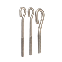 OEM Acier Inoxydable INNOX A2 SS304 SS 316 Grade Classe 4.8 8.8 A2-70 Structure A4-80 Fondation Crochet Type J Boulon D'ancrage