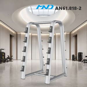 Support de barre d'haltères économique pour 10 pièces, équipement de fitness MND pour revendeur à Madrid, taille compacte, robuste - Product Image 1