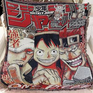 Tapiz de Anime Personalizado OEM/ODM, Tapiz de Dibujos Animados de One Piece, Manta de Jacquard Tejida de Poliéster y Algodón, Cubre Sofá, Decoración de Sala de Estar - Product Image 6