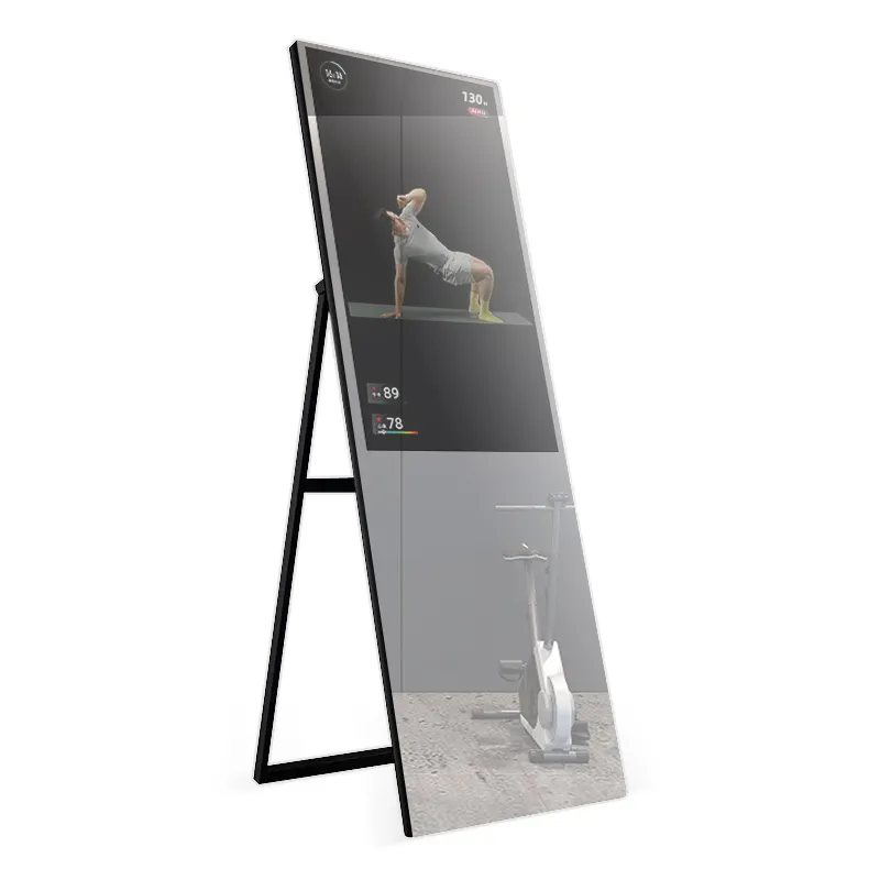 Toleen 2021 — miroir d'exercices intelligent, meubles de maison, programme avec écran tactile Lcd, signalisation <span class=keywords><strong>numérique</strong></span>, selfie magique, exercice