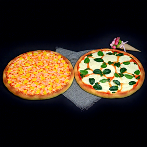 Fausse pizza pour la photographie, avec fromage, basilic et bœuf, accessoire de présentation personnalisé pour vitrine de restaurant - Product Image 3