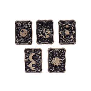 Avrupa amerikan cadılar bayramı Retro Tarot kartı desen kazınmış özelleştirilmiş tasarım yaratıcı kişilik çanta giyim yönlü - Product Image 1