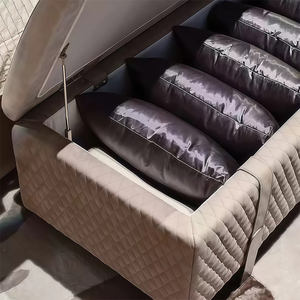 2025 новый дизайн, изготовленная на заказ Роскошная оттоманка для хранения, роскошная скамья для спальни, домашней гостиничной мебели - Product Image 3