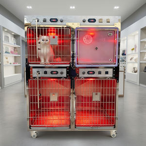 Veteriner Hastanesi ve Klinik Ortamlarında Kediler İçin Özel Paslanmaz Çelik Gösteri Kafesleri - Product Image 1