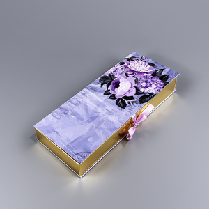 Customized Closure Ribbon Handle Logo Printing for Dessert Packaging Gift Box - Product Image 1