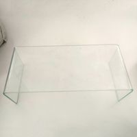 Verre trempé en acier incurvé personnalisé pour le verre à chaud avec un rayon de courbure irrégulier petit et incurvé