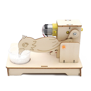 ألعاب جذعية جديدة تعليمية ثلاثية الأبعاد مجموعة ألغاز خشبية مونتيسوري ألعاب حيوانات خشبية للأطفال - Product Image 4