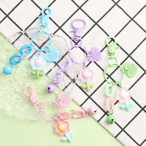 DIY Tulip Shaped Keychains Candy Color Korean New Cartoon Cute Pendant Bag <b>Key</b> <b>Chains</b> Doll <b>Key</b> Pendant Car <b>Key</b> Accessories - Product Image 3