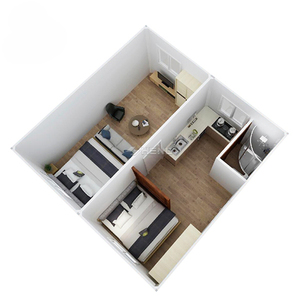 Casa Contenedor Prefabricada Modular Moderna de 2 Dormitorios y 20 pies en Venta - Product Image 6