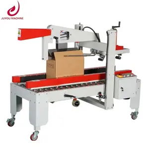 high quality automatic erector forming sealer cross candy cosmetic carton edge emballage sealing former machine