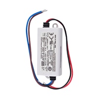 MEAN WELL-Controlador LED compacto de 8W, bajo nivel de ruido, IP42, salida de 350mA, fuente de alimentación LED de 12V y 8,05 W para iluminación LED