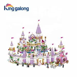 热销积木玩具马车城墙模型公主城堡玩具温莎女孩礼物