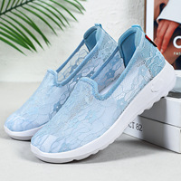 Chaussures d'été pour femmes DN, nouvelle collection, à lacets, en mesh respirant, légères, semelle souple, antidérapantes.