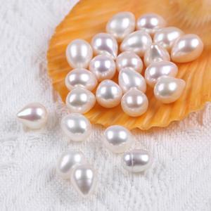 Perles d'eau douce en forme de riz de 9 à 9,5 mm en gros de Zhuji, perles naturelles en vrac pour matériaux de bricolage, perles de riz en forme de grain - Product Image 2