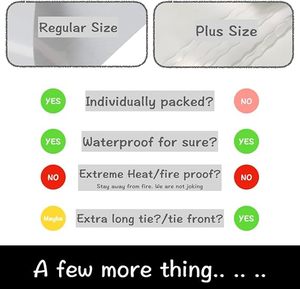 Disposable PE <b>Shrink</b> Bag Aprons Screen Printed Vest Handle for Kids-Clear <b>Plastic</b> Waterproof Smocks for Art Painting Cooking - Product Image 3