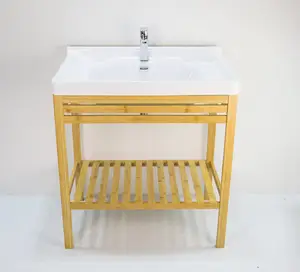 BAMBKIN, tocadores de baño al por mayor, muebles modernos, tocador, mueble de baño de Bambú