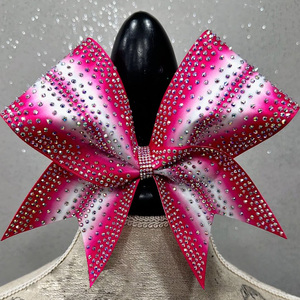 Ensembles de nœuds de cheerleading en plastique personnalisables – Couleurs et tailles ajustables, ornements en strass, design durable et léger - Product Image 1