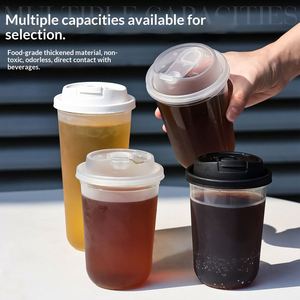 Vaso Desechable Personalizado con Logotipo, Vaso de Plástico PP Esmerilado para Smoothies, Vaso en Forma de U para Té de Burbujas con Leche - Product Image 5