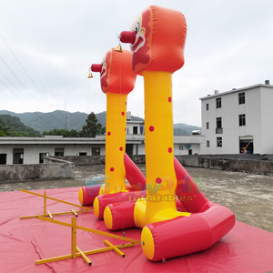 Juego inflable temático de payasos, tipo Smash It Striker, desafía a los jugadores en un juego interactivo de carnaval en fiestas. - Product Image 2