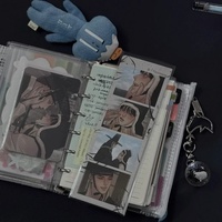 Carpeta de documentos Xiaohongshu A7 del mismo estilo, organizador multifuncional, diseño inspirado en Instagram, cuaderno portátil