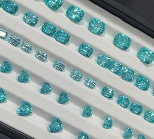 Precio al por mayor Lab Grown Paraiba 1ct a 5ct Pretty Lab Grown Stones para pendientes de anillo - Product Image 5