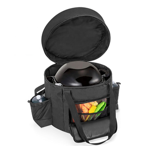 Caja de almacenamiento portátil <span class=keywords><strong>para</strong></span> barbacoa al aire libre, abrazaderas de barbacoa de gran capacidad en pulgadas, herramientas <span class=keywords><strong>para</strong></span> acampar, Metal de aluminio, duradero, fácil de instalar - Product Image 3