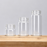 Échantillons Gratuits – Petits Pots en Verre Transparents Anti-fuite de 10ml, 20ml, 30ml avec Couvercle à Vis pour Échantillons et Décoration