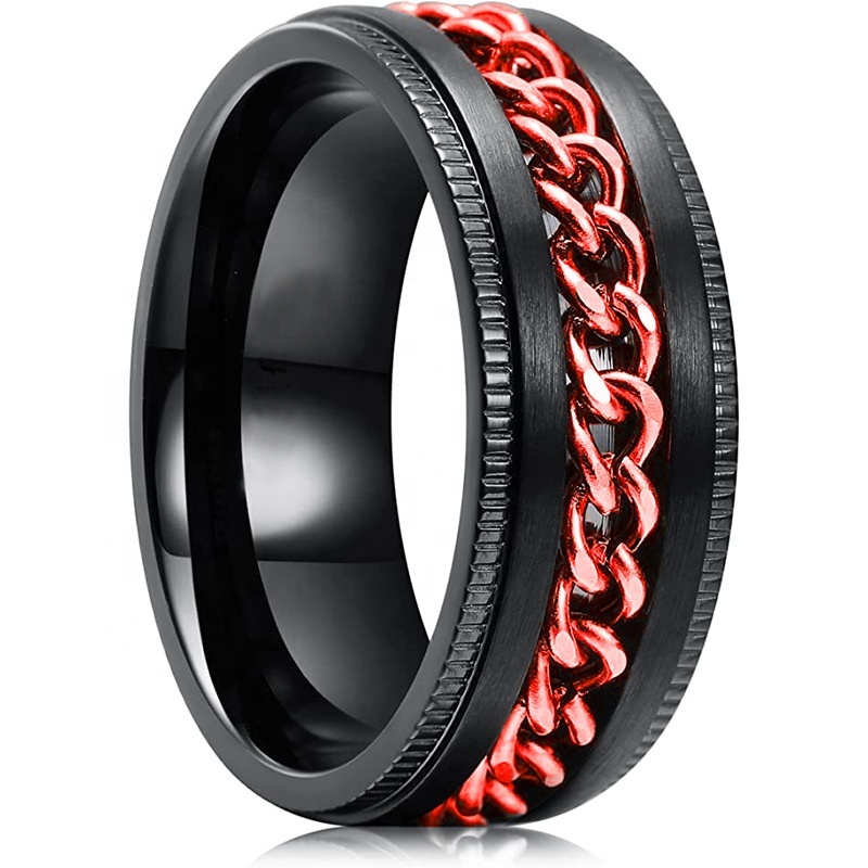 Fashion Stainless Steel Gold Plated Rotating