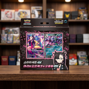 Jeu de cartes de collection TCG coréen Scarlet Violet Marnie Grimmsnarl Ex Starter Deck 60 cartes scellées, prêt à jouer, pour la gradation et le hobby, vente en gros - Product Image 2