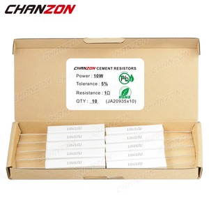 10 pièces 10W 5% ciment résistances bobinées 1 - 10K <span class=keywords><strong>Ohm</strong></span> 10Watt inductif fil fixe enroulé <span class=keywords><strong>résistance</strong></span> céramique 10 15 100 250 1K 1Kohm - Product Image 5