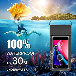 Funda de teléfono Universal impermeable para <span class=keywords><strong>iPhone</strong></span> 14, 13, <span class=keywords><strong>12</strong></span> <span class=keywords><strong>Pro</strong></span> <span class=keywords><strong>Max</strong></span>, Samsung, natación, bolsa seca, funda subacuática, bolsa de aire flotante - Product Image 2