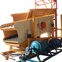 Crible vibrant industriel personnalisé pour l'extraction d'or, machine de tamisage de sable et d'or, moteur, PLC, haute rigidité, 380V/220V pour