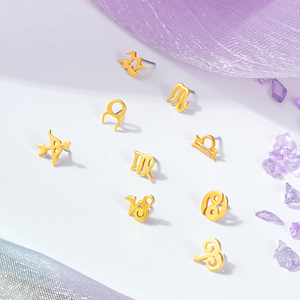 Horóscopo Simple superior ombligo clavado labio uñas pendientes Labret nariz anillos cuerpo Piercing joyería Accesorios - Product Image 5