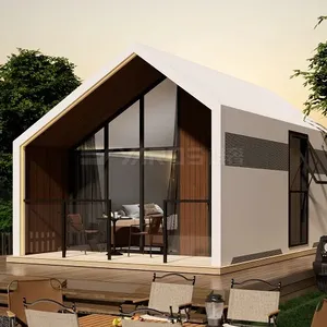 Penjualan langsung pabrik tahan air kain kanvas tenda glamping tenda Safari luar ruangan