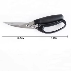 Tijeras de Cocina Resistentes para <span class=keywords><strong>Mariscos</strong></span> y Huesos de Pollo, Cuchillas de Acero Inoxidable, Mangos de Plástico, Ecológicas - Product Image 2