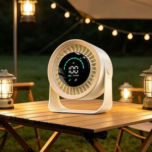 Mini <b>Desk</b> & <b>Wall</b> Mounted Fan, 360° Rotation, Ultra Low Noise, 100 Speed Adjustable, Portable Small Personal Fan for Home Office - Product Image 1