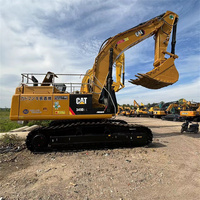 Excavatrice sur chenilles d'occasion CAT349D2L, 50 tonnes, engin de construction robuste, châssis robuste pour l'exploitation minière et le creusement de roches