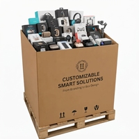 Lot de palettes de boîtes mystères d'électronique avancée, gadgets grand public mixtes, haut-parleurs 1-5, retours non réclamés, liquidation pour revendeurs en gros