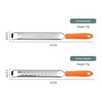 Râpe à citron, râpe à fromage, râpe à légumes, râpe à ail, noix de muscade, chocolat, fruits, râpe en acier inoxydable W24-548