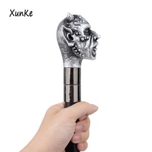 Canne de <span class=keywords><strong>marche</strong></span> en résine tête de <span class=keywords><strong>diable</strong></span> Vintage <span class=keywords><strong>avec</strong></span> cadeau d'Halloween, canne décorative créative d'horreur, accessoires de scène - Product Image 6