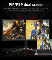 Moniteur incurvé 34 pouces 4K Anti-lumière bleue 165hz écran d'ordinateur moniteur PC moniteurs de jeu