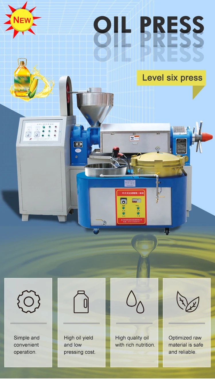 Sesame sunflower juicer commercial production seed automatic soy almond industrial cold oil press machine for sale